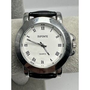 Dufonte 827022BK Mens Watch New‎ Battery 41MM 8" H2